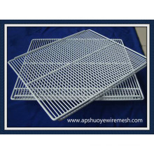 PE Coating Welded Metal Wire Shelf for Fridge or Freezer